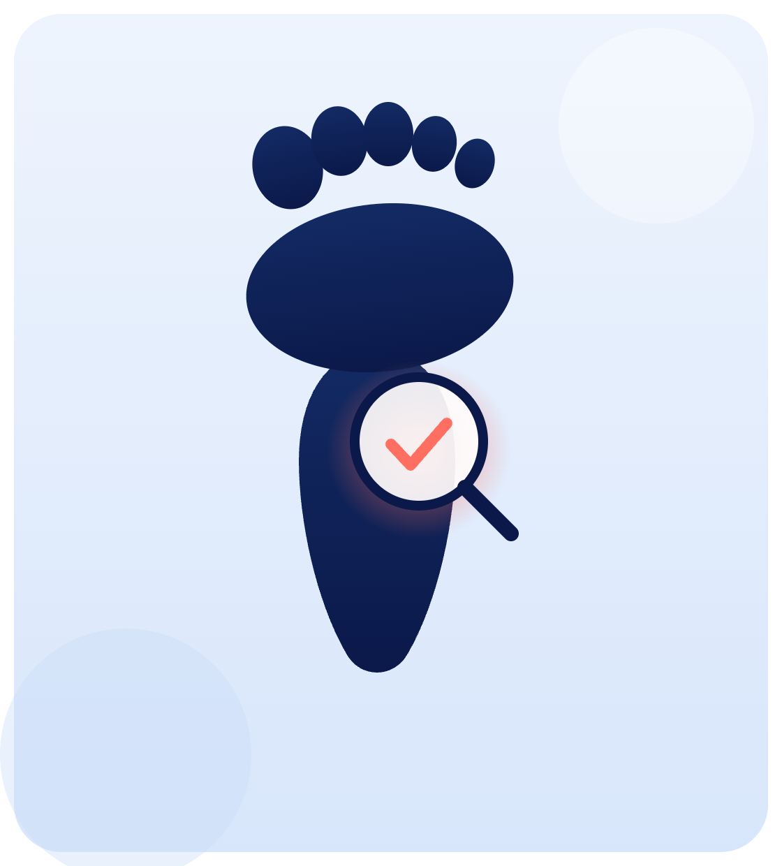 Podiatry second opinion illustration